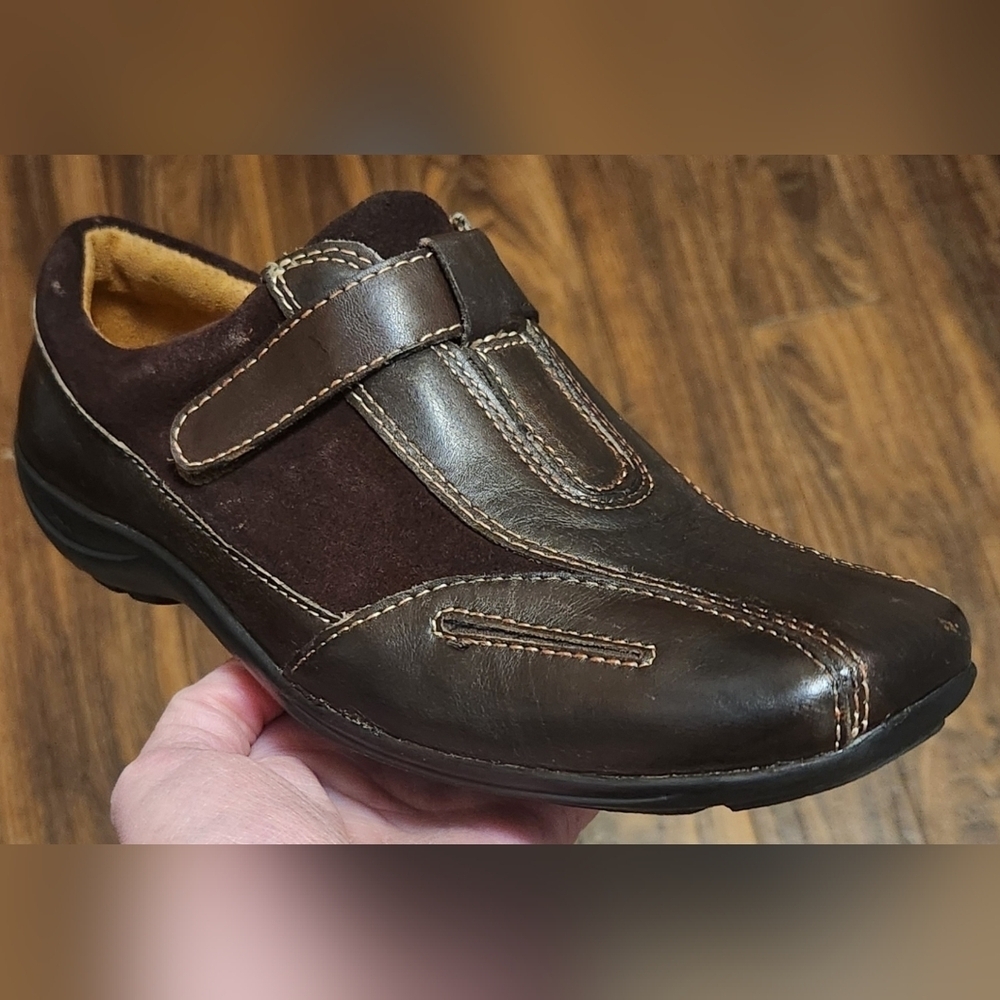 Naturalizer Dark Brown Leather Loafers Slip Ons Sz 6 1/2 - Picture 13 of 15